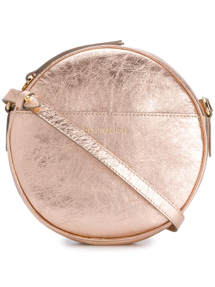 L'autre Chose Round Crossbody Bag - Metallic