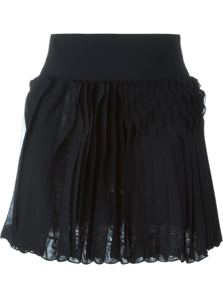 Antonio Berardi Pleated Mini Skirt