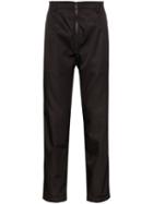 Prada Zip-front Straight-leg Trousers - Black