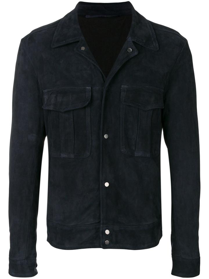 Salvatore Santoro Pocketed Jacket - Blue