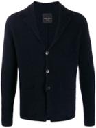 Roberto Collina Notched Collar Cardigan - Blue