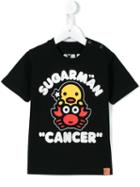 Sugarman Kids Cancer Print T-shirt, Boy's, Size: 7 Yrs, Black