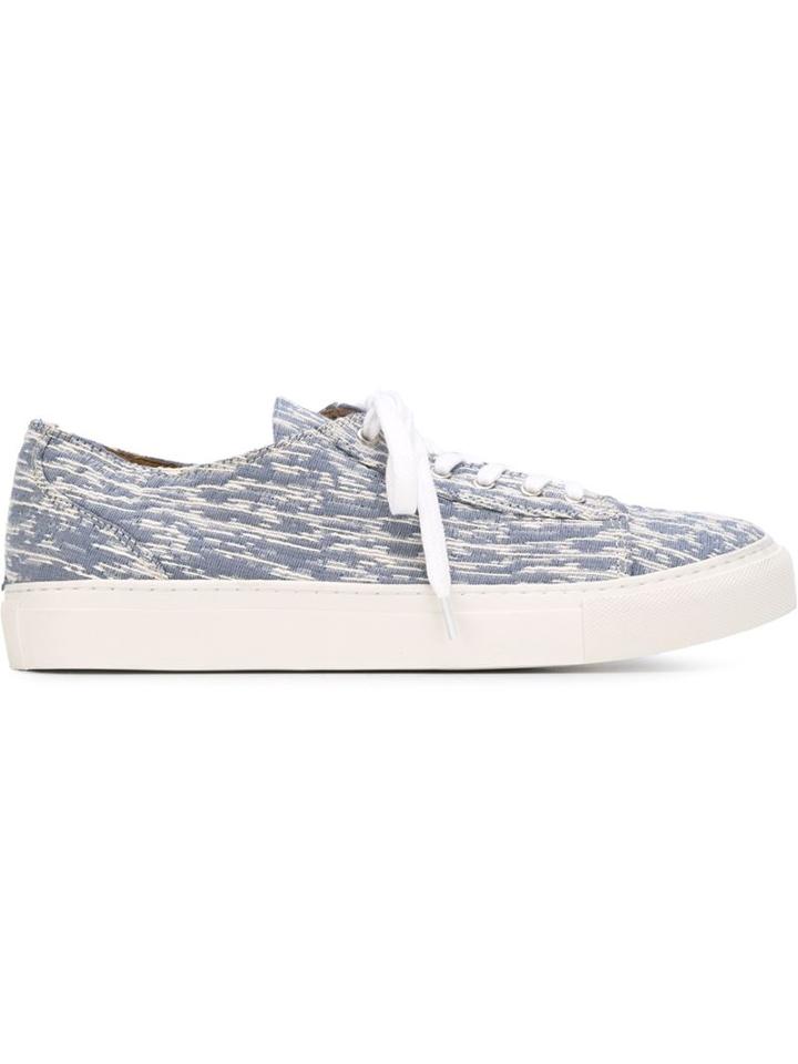 Soulland Jose Sneakers, Men's, Size: 8, Blue, Polyester/leather/rubber