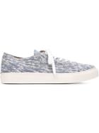 Soulland Jose Sneakers, Men's, Size: 8, Blue, Polyester/leather/rubber