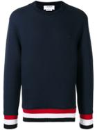 Thom Browne Oversized Chunky Loopback Pullover - Blue
