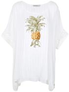 Martha Medeiros Pineapple Wide T-shirt - White