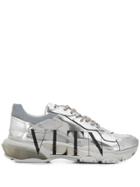 Valentino Valentino Garavani Vltn Logo Sneakers - Silver
