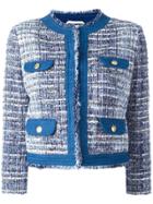 Pierre Balmain Tweed Jacket - Blue