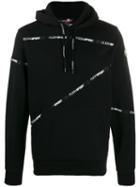 Plein Sport Logo Stripe Hoodie - Black