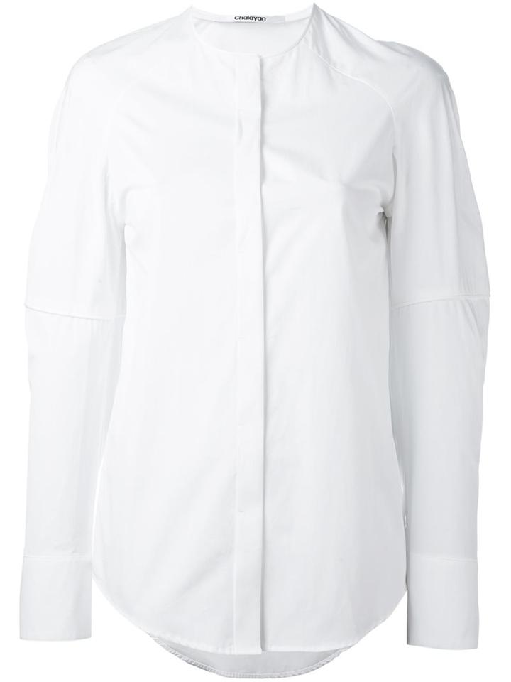 Chalayan Cocoon Shirt, Women's, Size: 40, White, Cotton