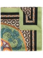 Salvatore Ferragamo Printed Scarf, Women's, Green, Silk/cashmere