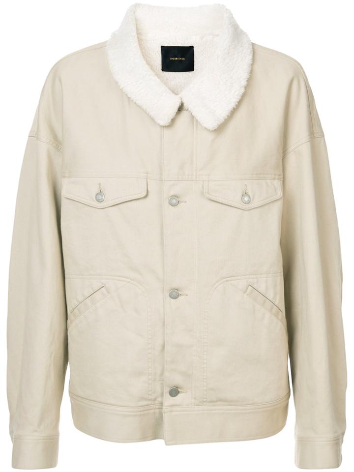 Undercover Shearling Work Jacket - Nude & Neutrals