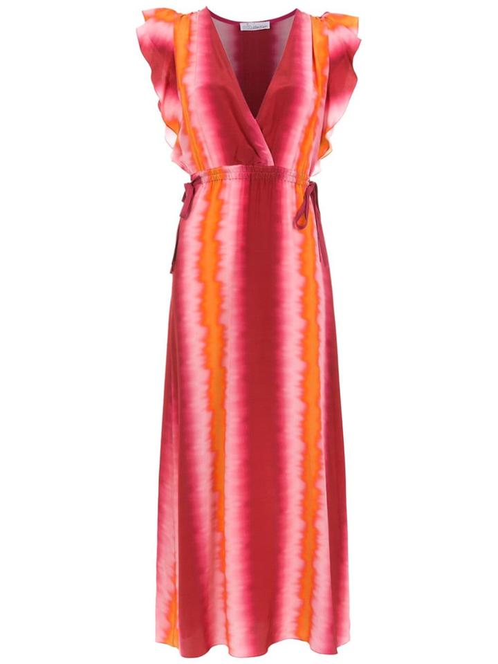 Nk Long Silk Dress - Pink