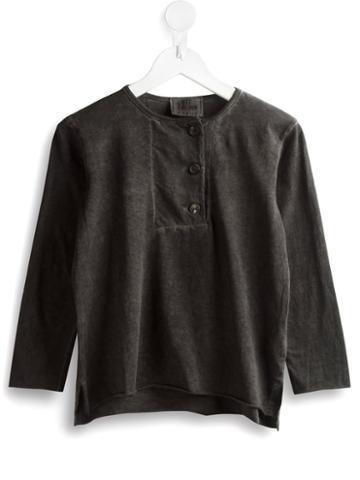 Lost And Found Kids - Placket Top - Kids - Cotton - 6 Yrs, Grey