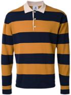 Kent & Curwen - Striped Polo Shirt - Men - Cotton - S, Brown, Cotton