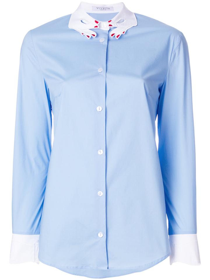 Vivetta Celeste Hands Shirt - Blue