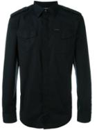 Diesel 'shaul' Slim Fit Shirt, Men's, Size: Medium, Black, Cotton/spandex/elastane