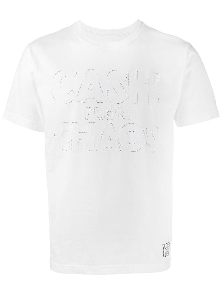 Neighborhood Cash From Chaos T-shirt, Men's, Size: Xl, White, Cotton