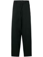 Yohji Yamamoto Plain Formal Trousers - Black