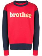 Acne Studios Colour Blocked Sweatshirt - Red