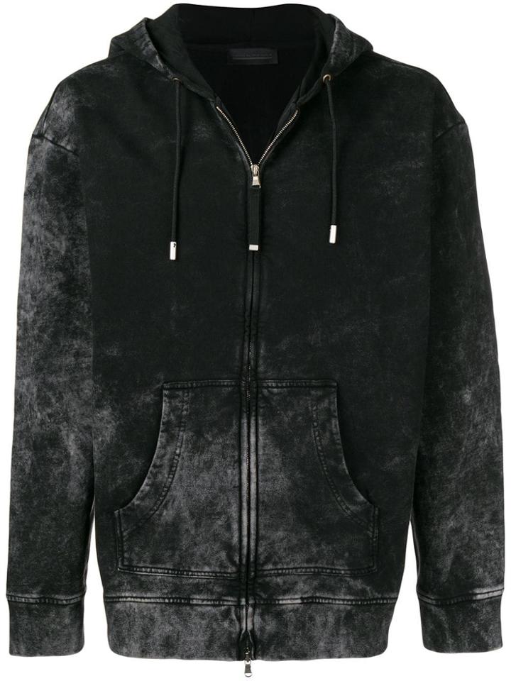 Diesel Black Gold Marble-bleached Hoodie