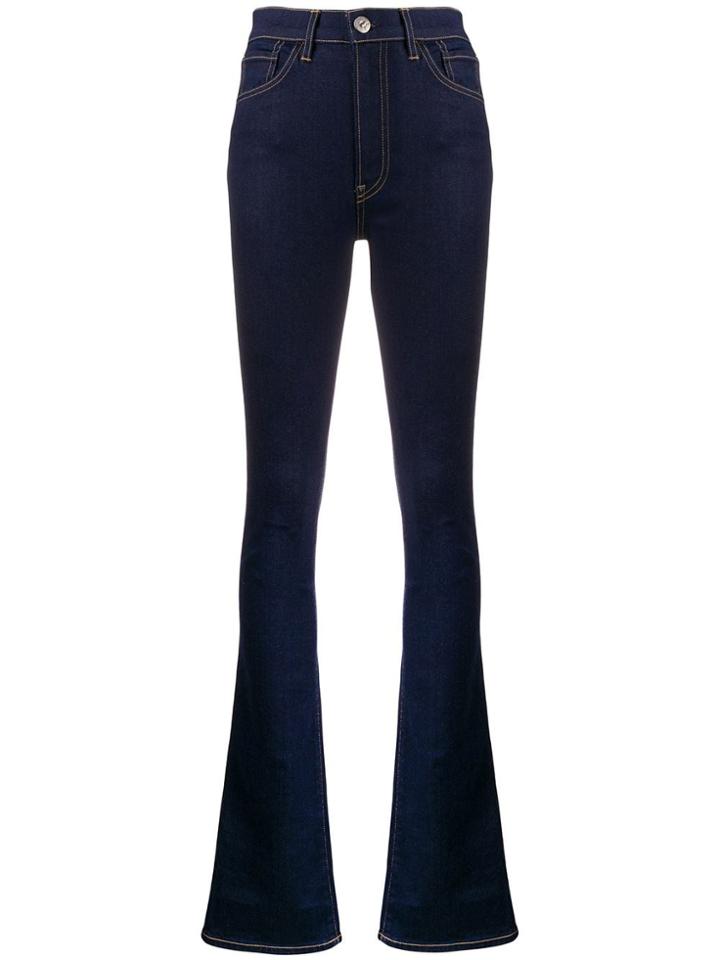 3x1 Bell-bottom Skinny Jeans - Blue