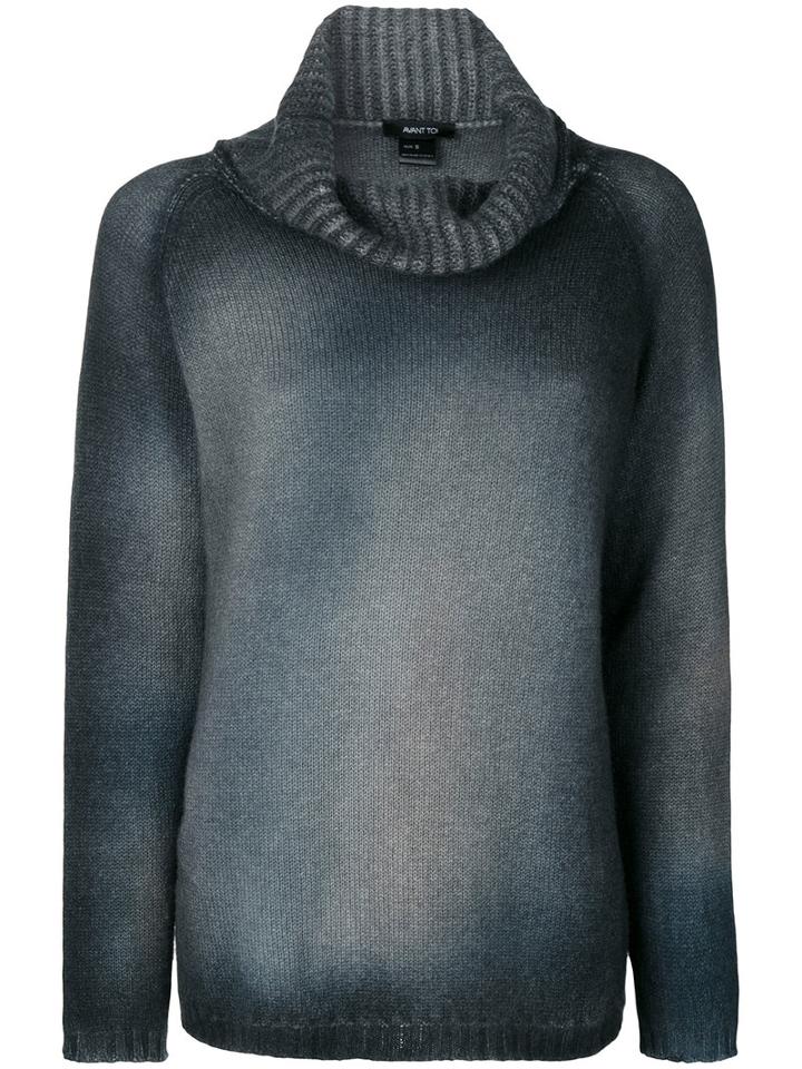 Avant Toi - Gradient Effect Jumper - Women - Cashmere - S, Blue, Cashmere