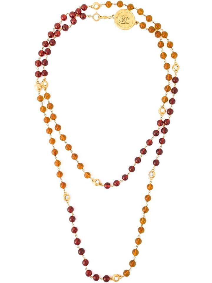 Chanel Vintage Gripoix Beaded Necklace