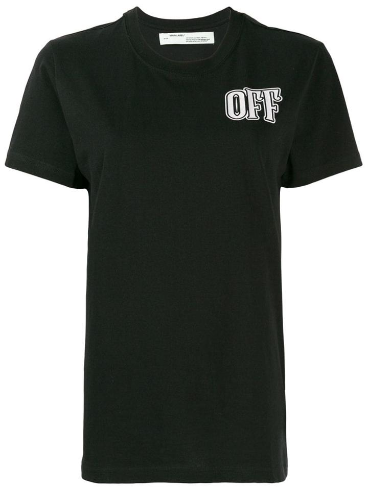Off-white Lips Printed T-shirt - Black