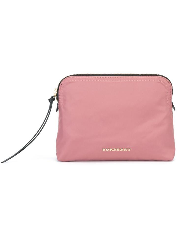 Burberry Top-zip Purse - Pink & Purple