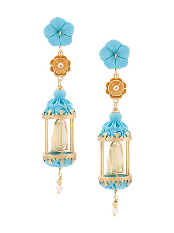 Of Rare Origin Aviary Classic Earrings - Blue