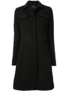 Giambattista Valli Stud Detail Coat - Black