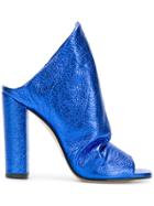 Marc Ellis Structured Slip-on Sandals - Blue