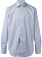 Canali 'impeccabile' Shirt, Men's, Size: 45, Blue, Cotton