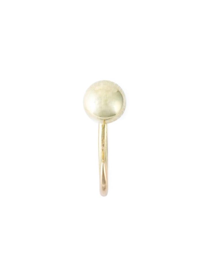 Ivy & Liv 14kt Gold Large Ball Earring, Women's, Metallic, 14kt Gold