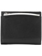 Maison Margiela Contrast Zipped Wallet - Black