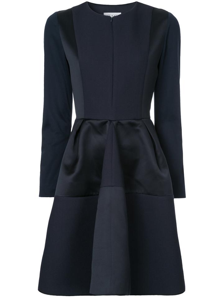 Dice Kayek Long-sleeved Flared Dress - Blue