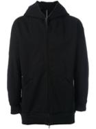 Attachment Zipped Hoodie, Men's, Size: 3, Black, Cotton/nylon