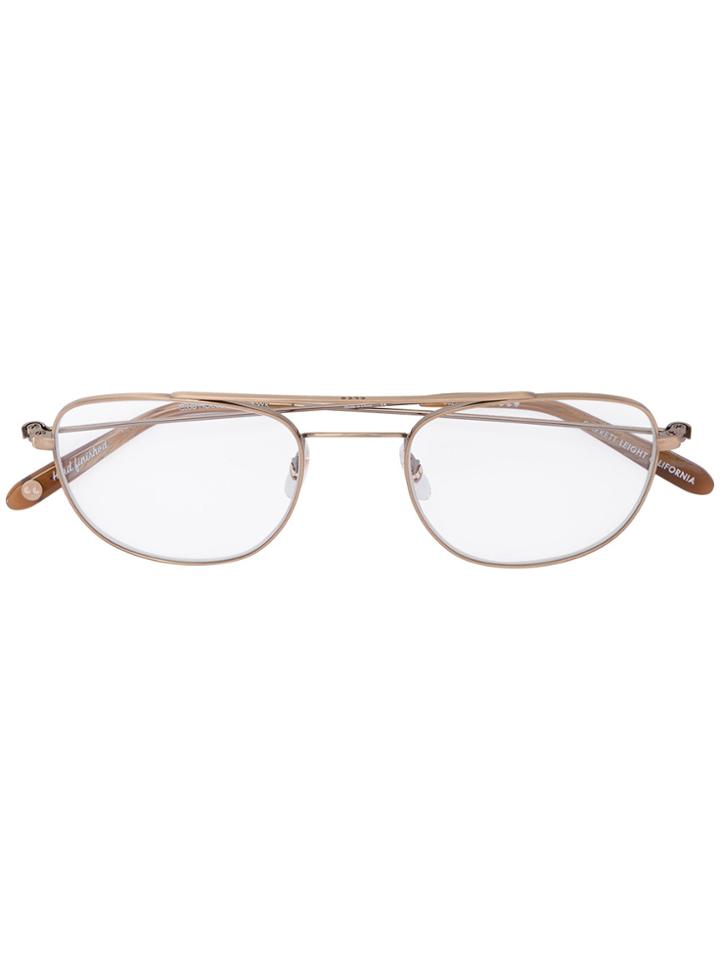 Garrett Leight Club House 50 Glasses - Metallic