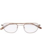 Garrett Leight Club House 50 Glasses - Metallic