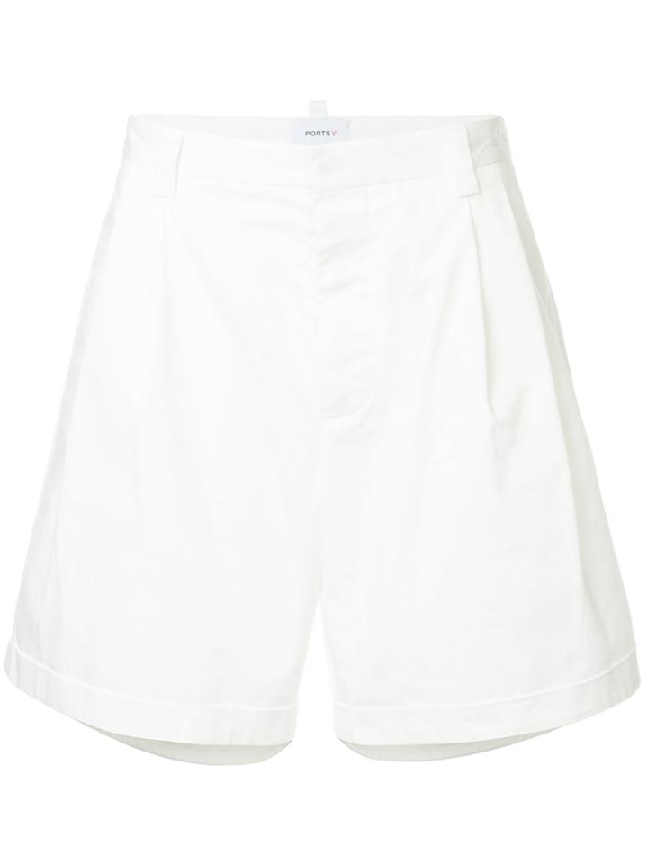 Ports V Bermuda Shorts - White