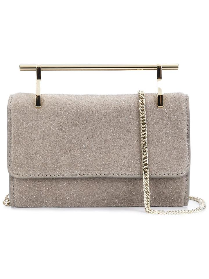 M2malletier Glitter Clutch, Women's, Grey