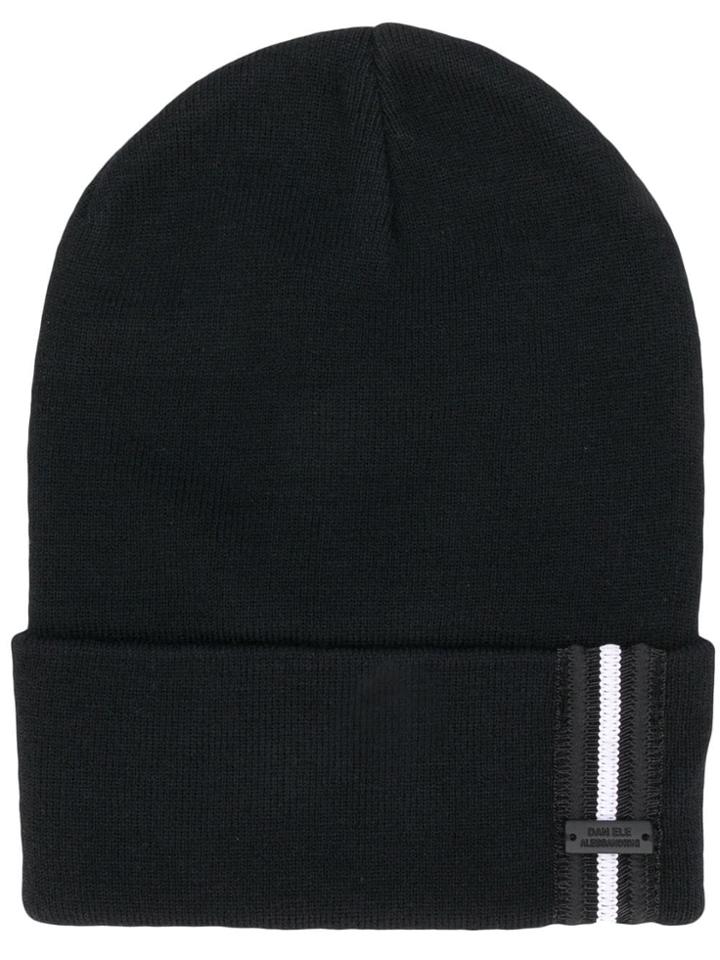 Daniele Alessandrini Rolled Beanie - Black