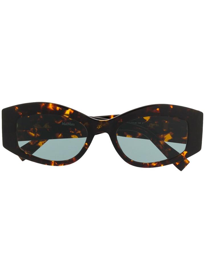 Max Mara Cat-eye Squared Sunglasses - Brown