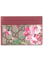 Gucci Gg Blooms Card Case - Red