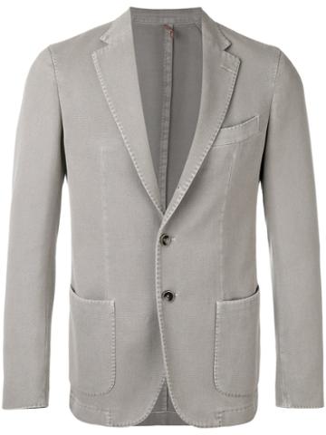 Biagio Sananiello Two-button Blazer, Men's, Size: 52, Grey, Cotton