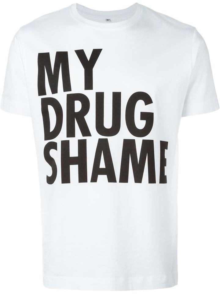 House Of Voltaire Jeremy Deller My Drug Shame Sweatshirt, Men's, Size: M, White, Cotton