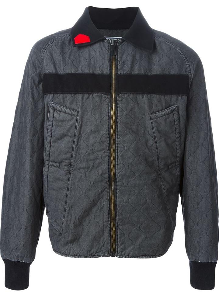 Andrea Pompilio Panelled Aviator Jacket