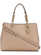 Michael Michael Kors Cynthia Saffiano Satchel - Nude & Neutrals