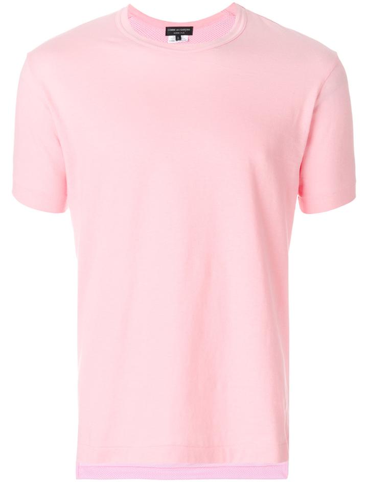 Comme Des Garçons Homme Plus Classic Cotton T-shirt - Pink & Purple